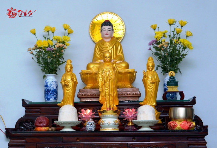 Cách bài trí tượng Phật chuẩn phong thủy